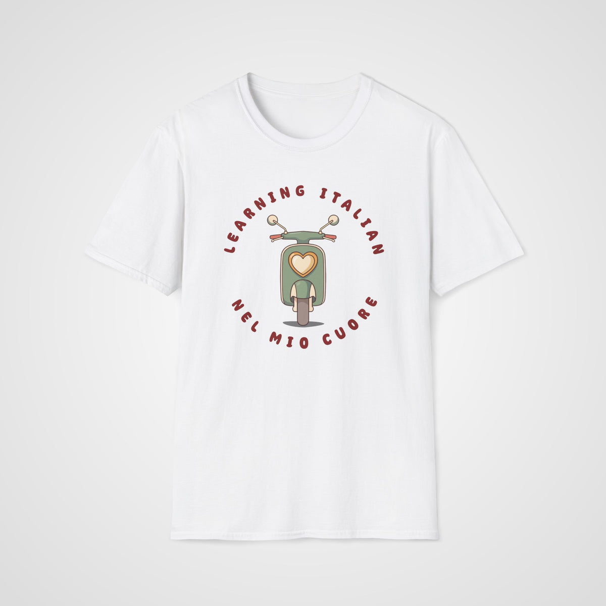 Nel Mio Cuore Italian T-Shirt in White