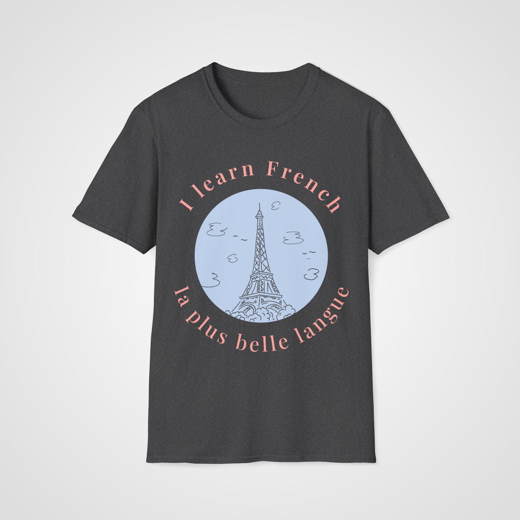 La Plus Belle Langue T-Shirt in Dark Heather