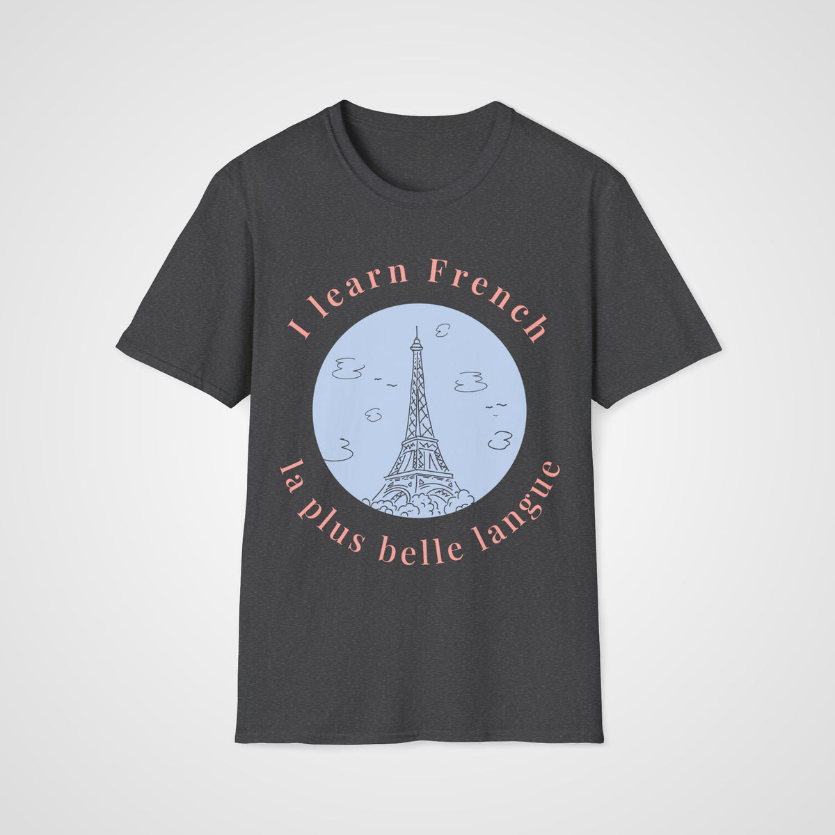 La Plus Belle Langue T-Shirt in Dark Heather