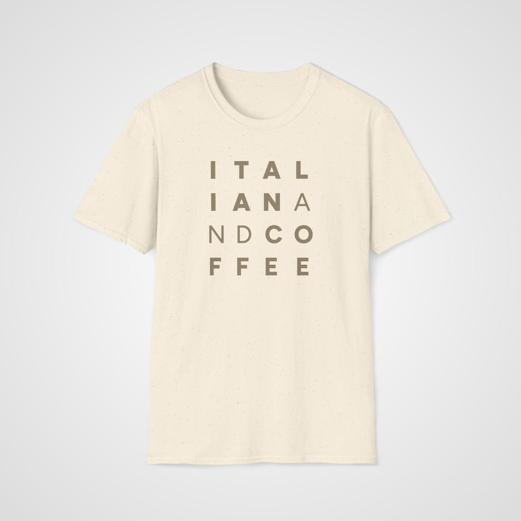 Italian & Coffee T-Shirt in Natural