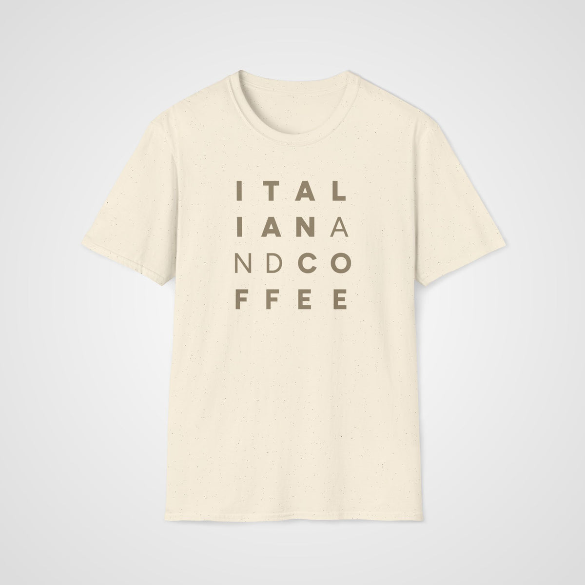 Italian & Coffee T-Shirt in Natural