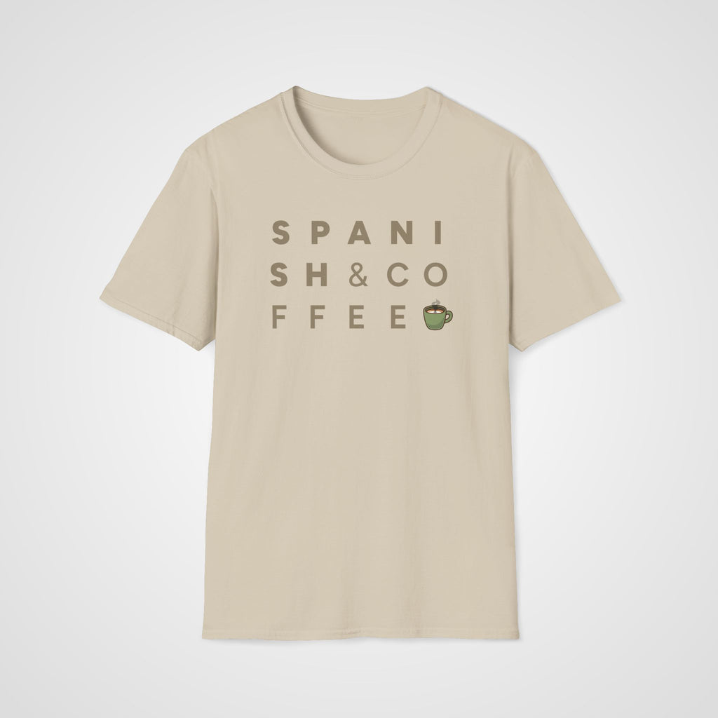 Spanish & Coffee T-Shirt in Sand