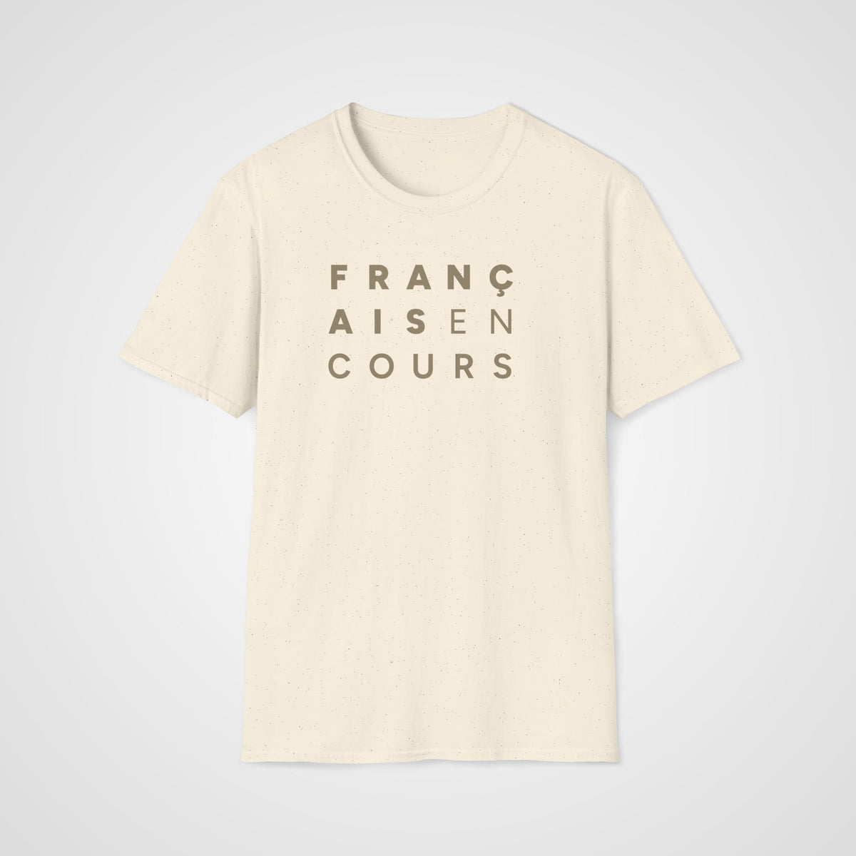 Français en Cours T-Shirt in Natural