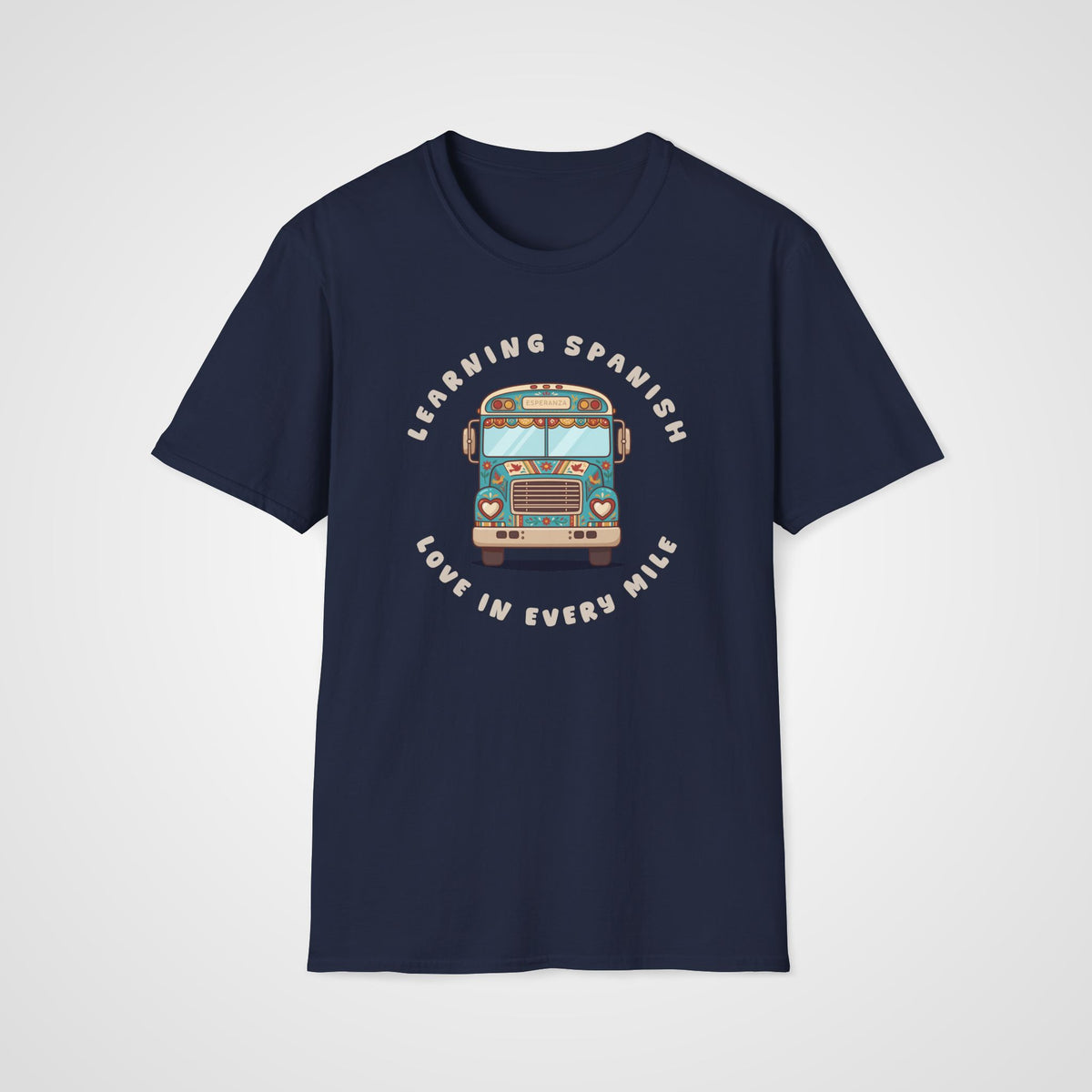 Love in Every Mile T-Shirt in Navy