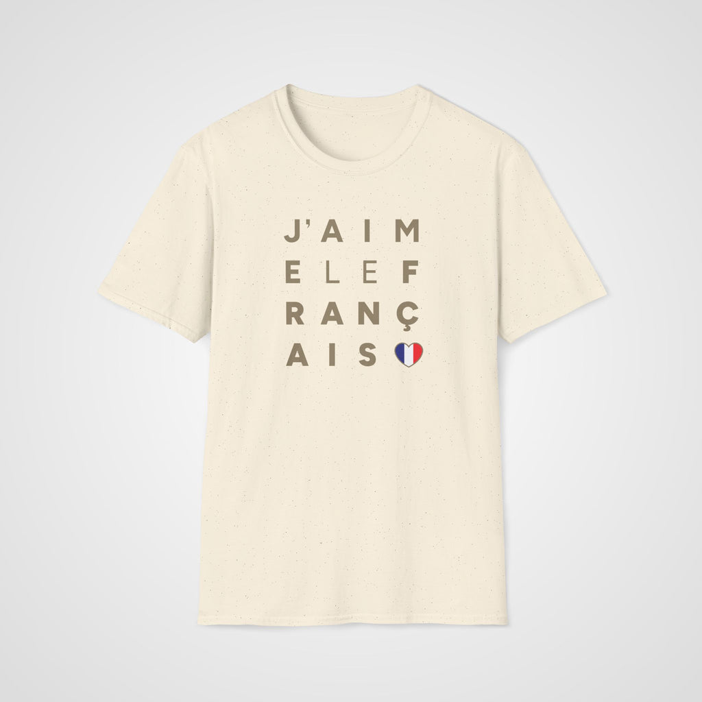 J'aime le Français T-Shirt in Natural