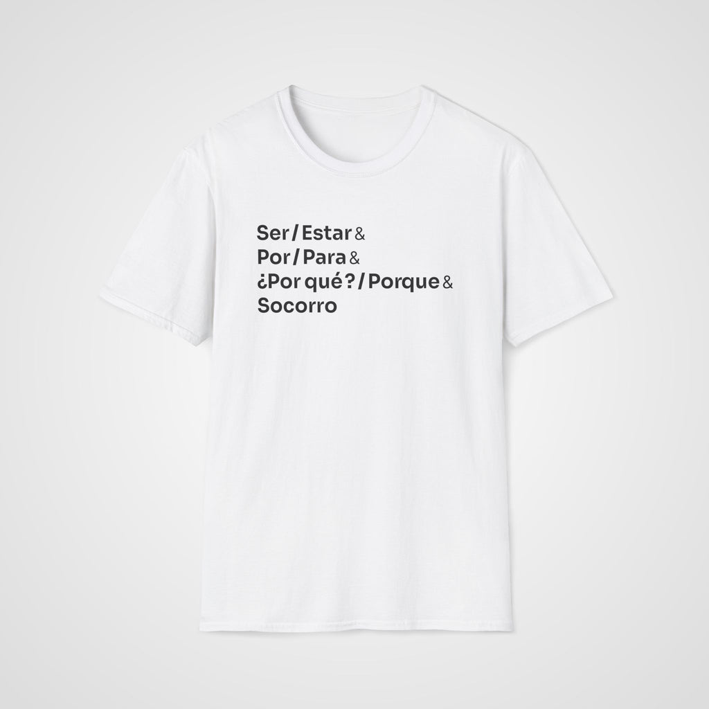 Spanish Socorro T-Shirt in White