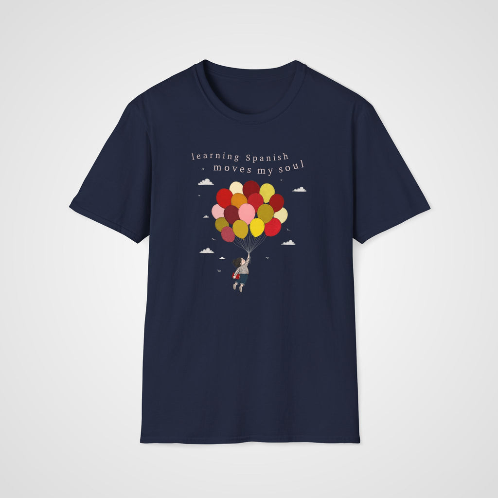 Spanish Moves my Soul T-Shirt in Navy