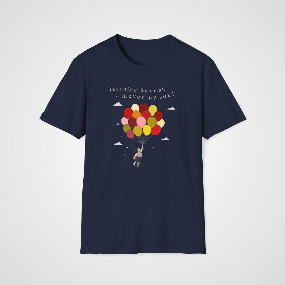 Spanish Moves my Soul T-Shirt in Navy