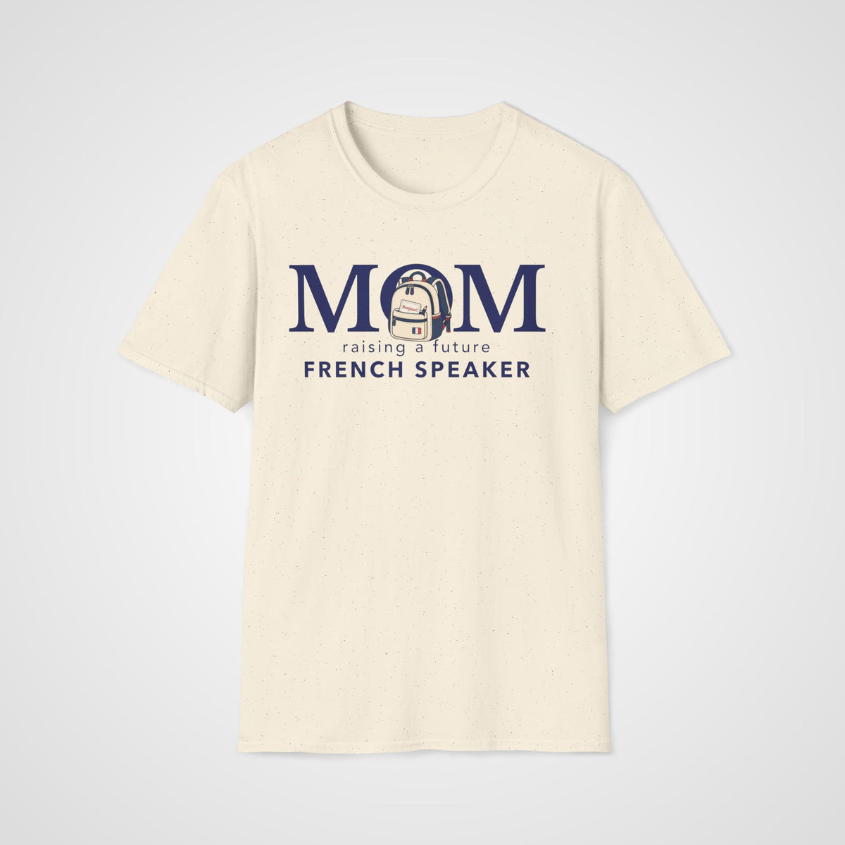 French Learner Mom T-Shirt in Natural