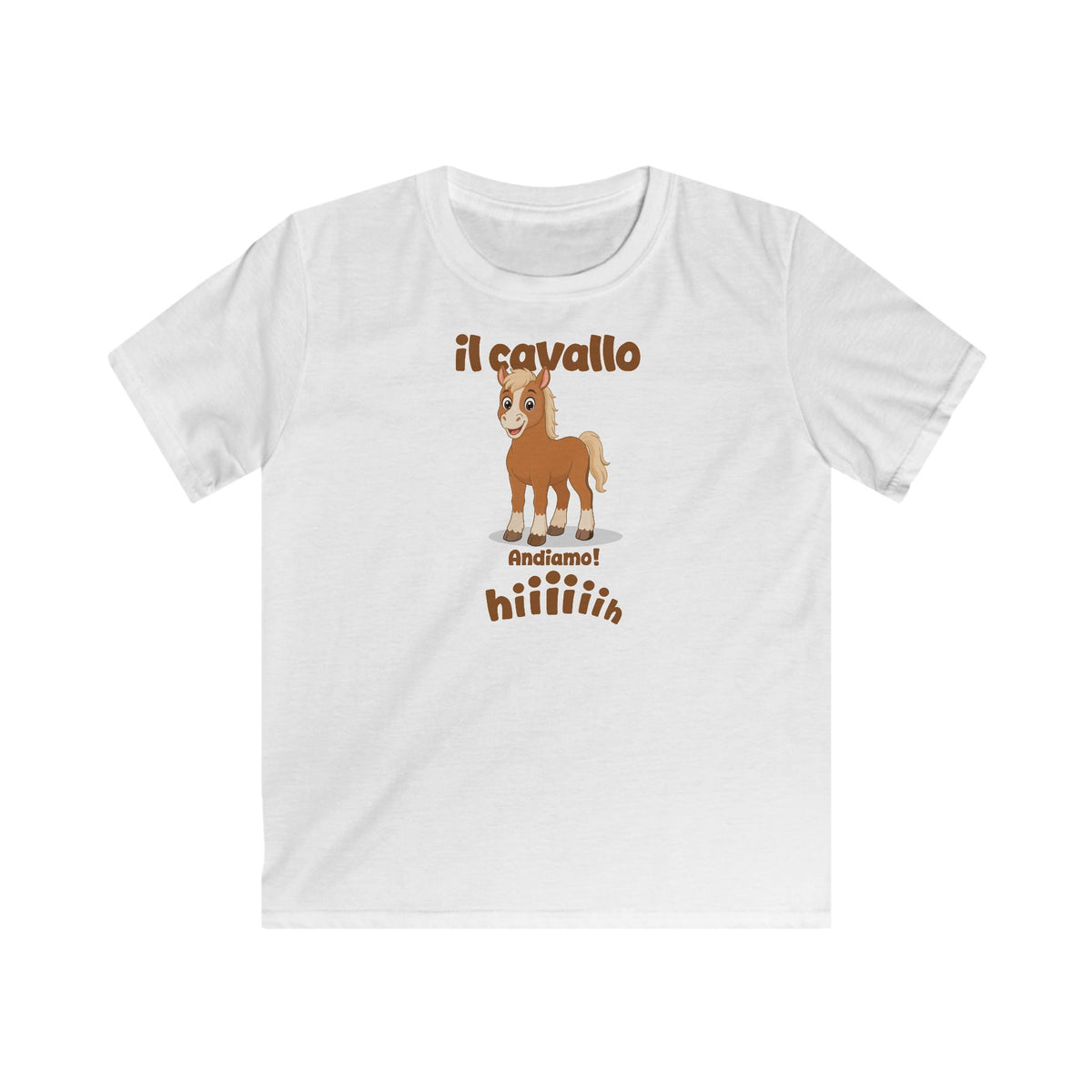 Il Cavallo Kids T-Shirt in White