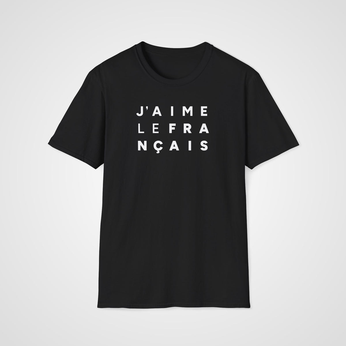 J'aime le Français T-Shirt in Black