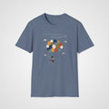 Learning Lifts Me Up T-Shirt in Heather Indigo