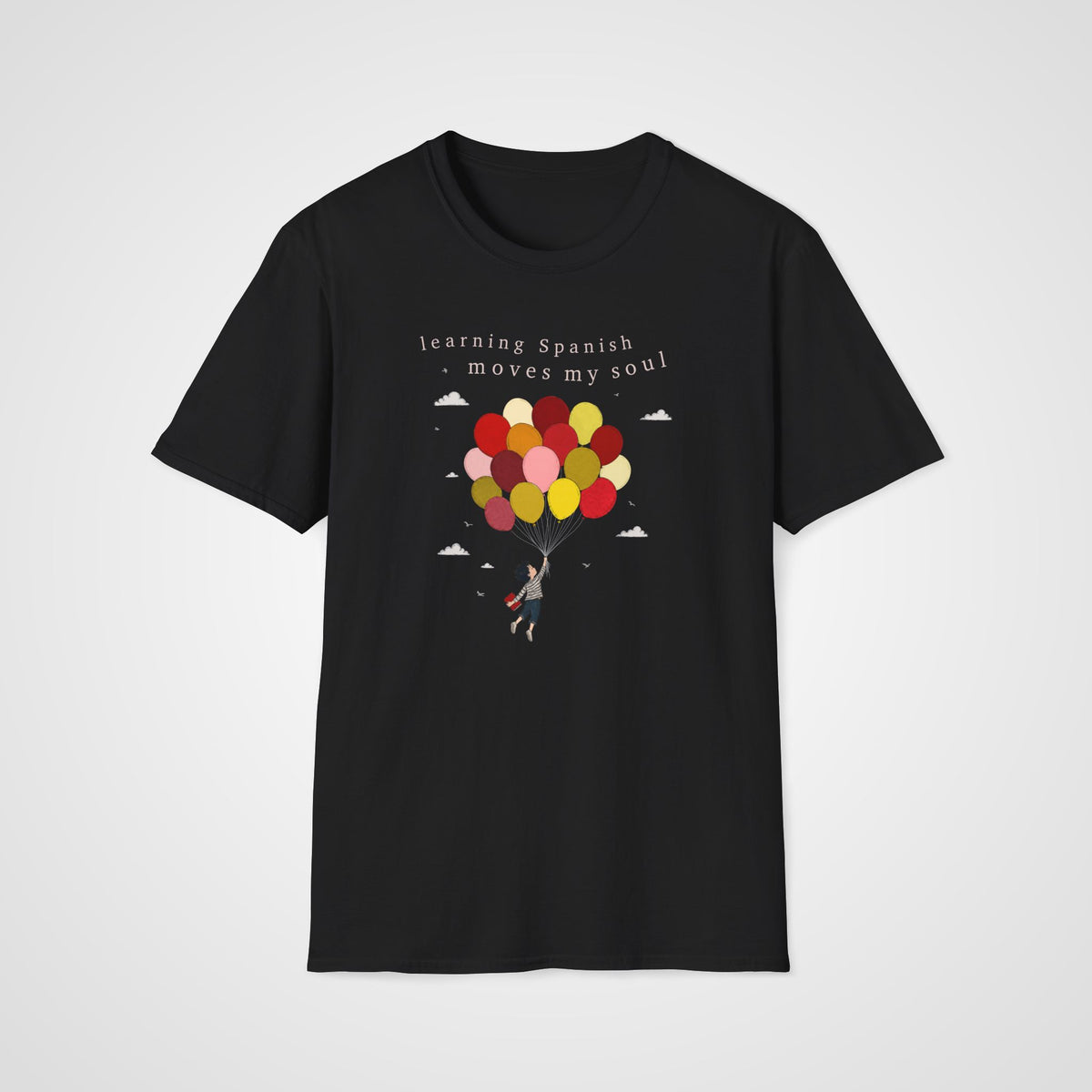 Spanish Learning Soul T-Shirt in Black