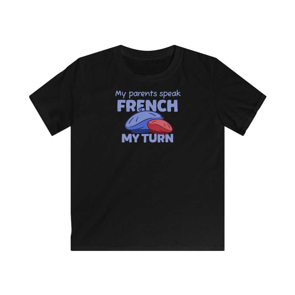 My Parents speak French T-Shirt in Black
