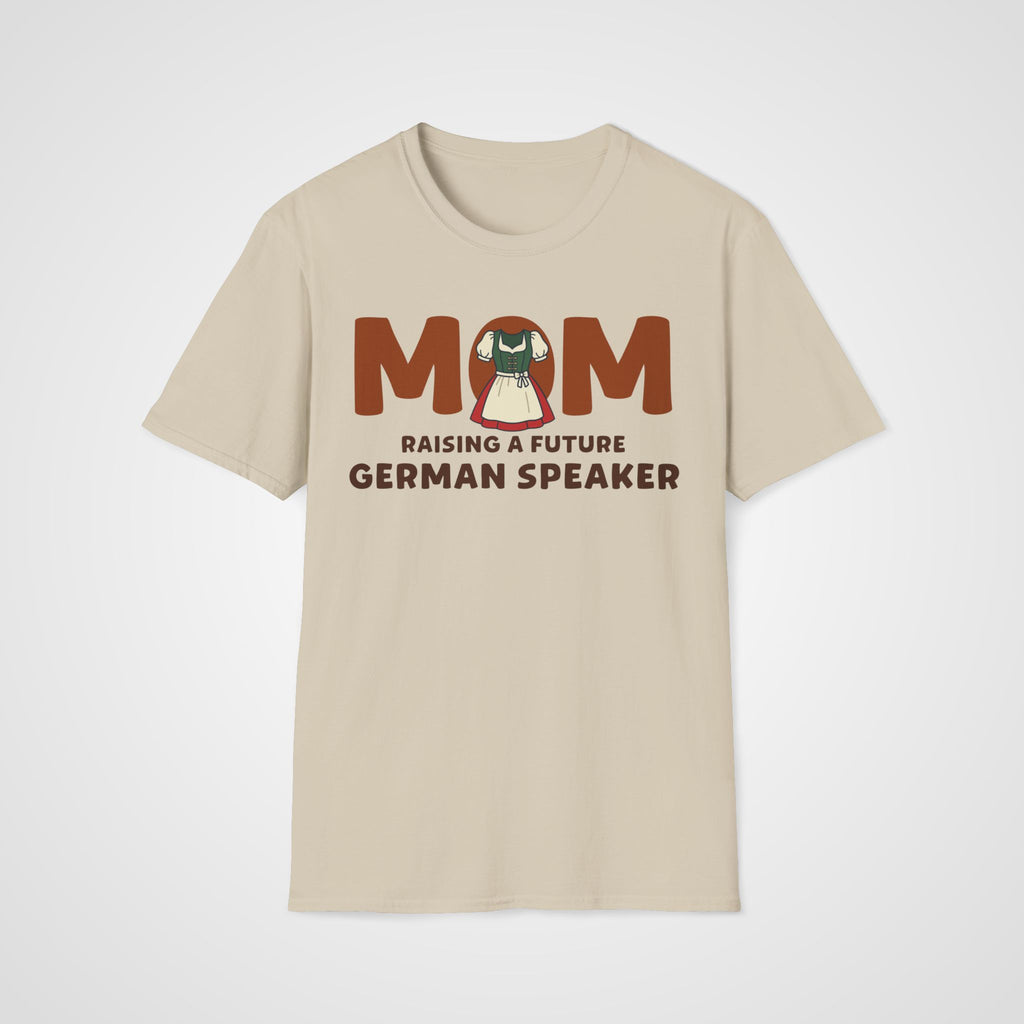 German Learner Mom T-Shirt in Sand