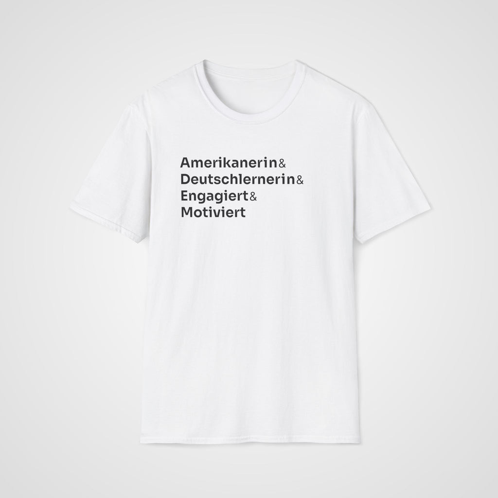 Motivierte Learner T-Shirt in White