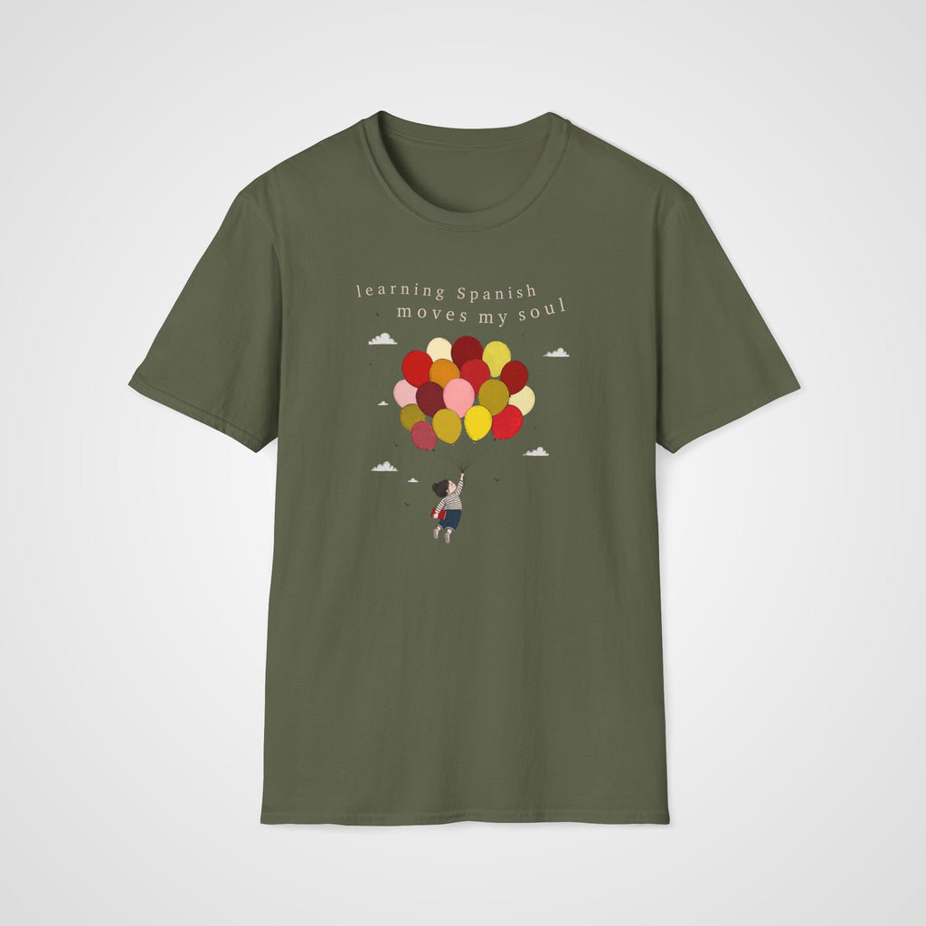 Spanish Moves my Soul T-Shirt in Military Green