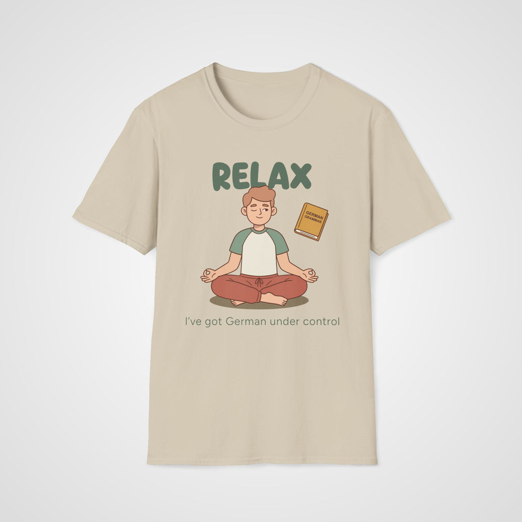 German Grammar Relax T-Shirt in Sand