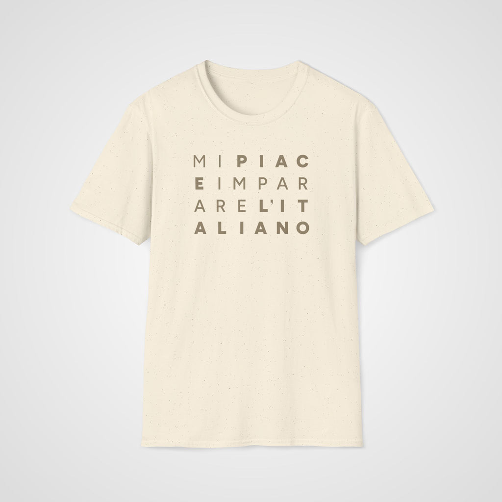 Mi Piace T-Shirt in Natural