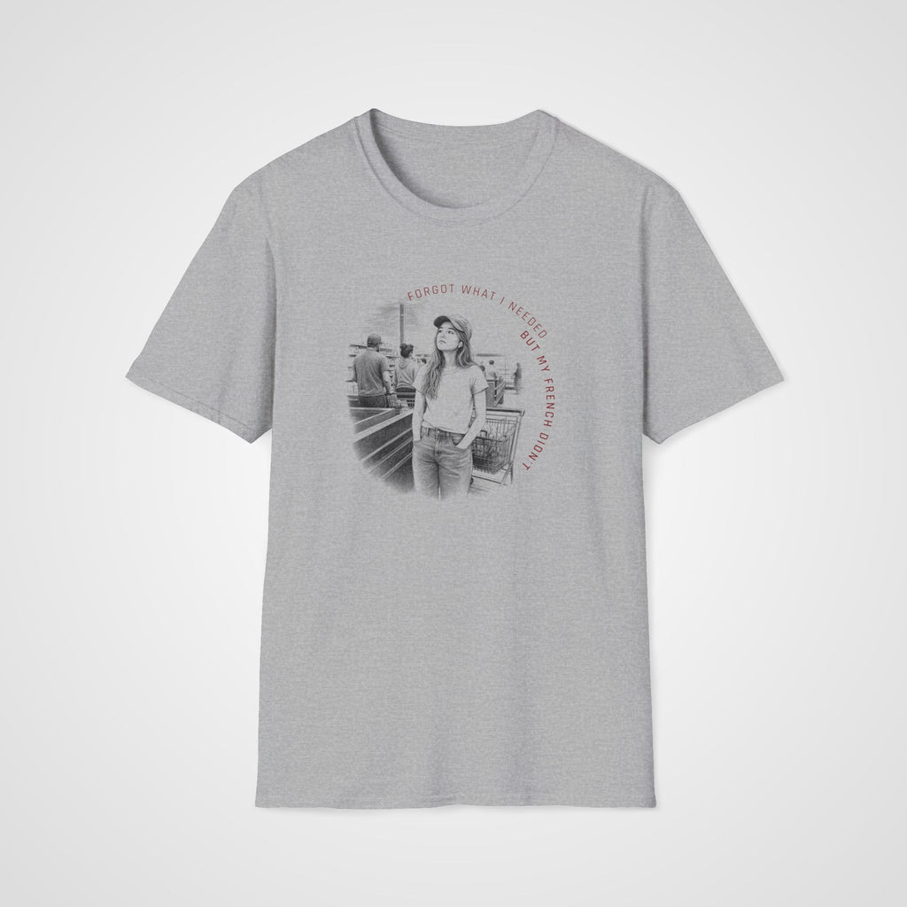 Forgot the List French T-Shirt in Sport Gray