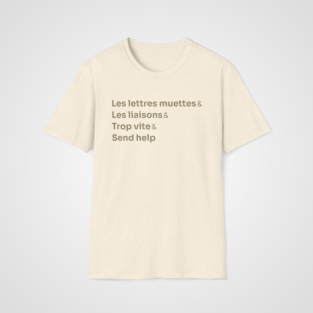 French Pronunciation T-Shirt in Natural