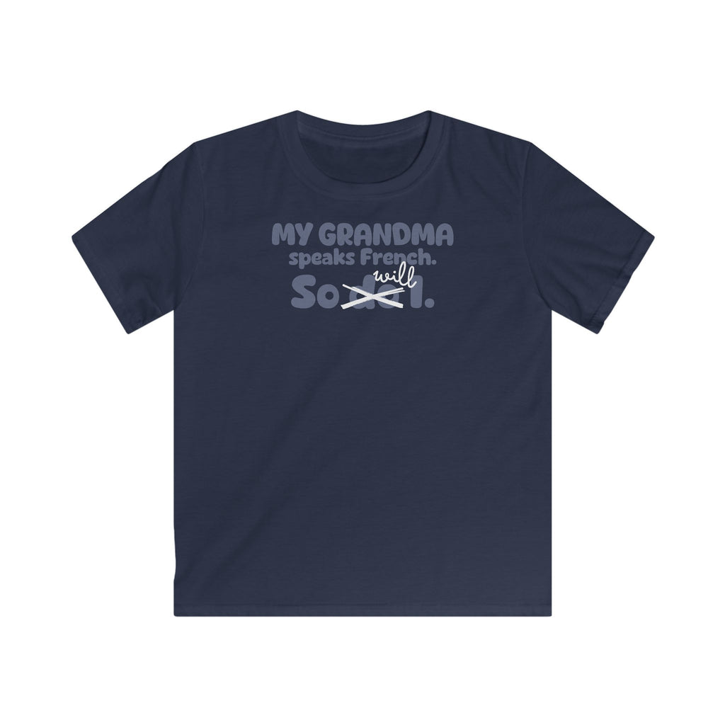 Grandma Legacy Kids T-Shirt in Navy