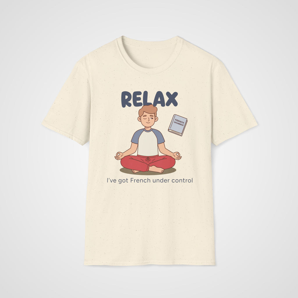French Grammar Relax T-Shirt in Natural