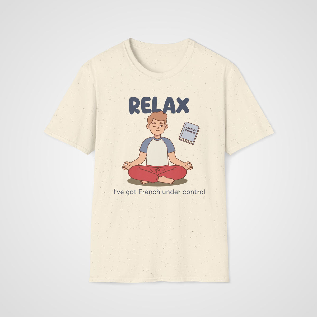 French Grammar Relax T-Shirt in Natural
