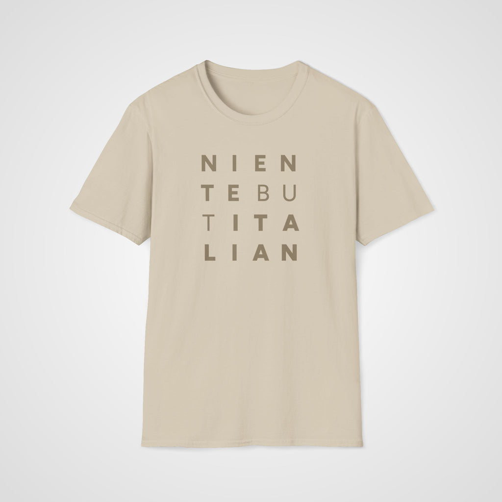 Niente But Italian T-Shirt in Sand