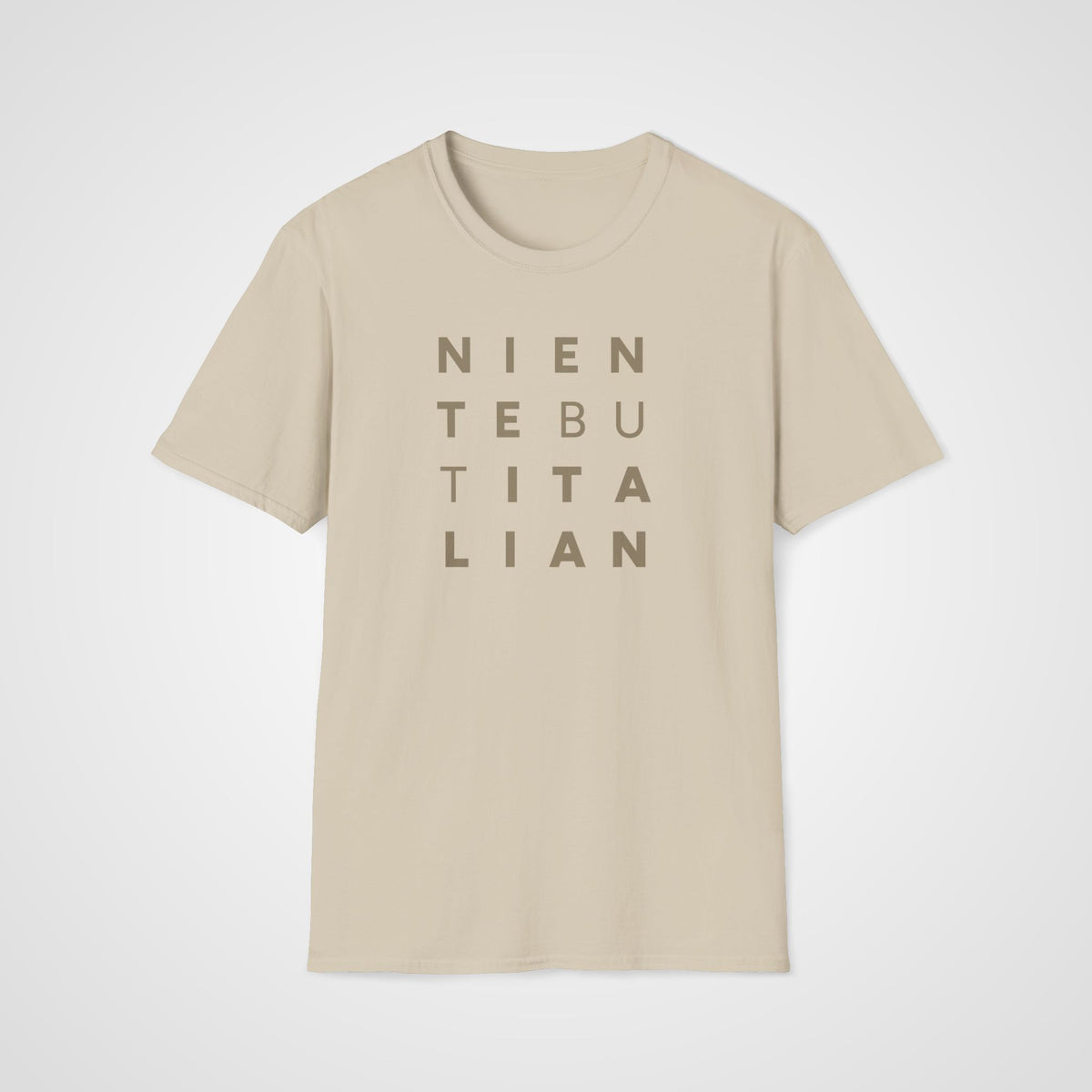 Niente But Italian T-Shirt in Sand