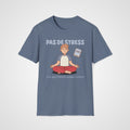 Pas de Stress French T-Shirt in Heather Indigo