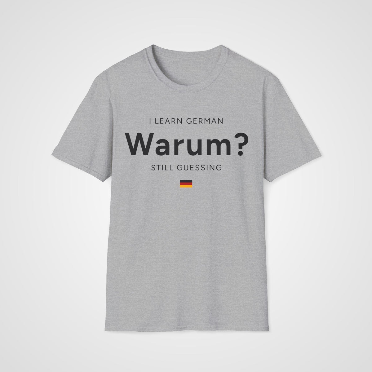 Warum German? T-Shirt in Sport Gray