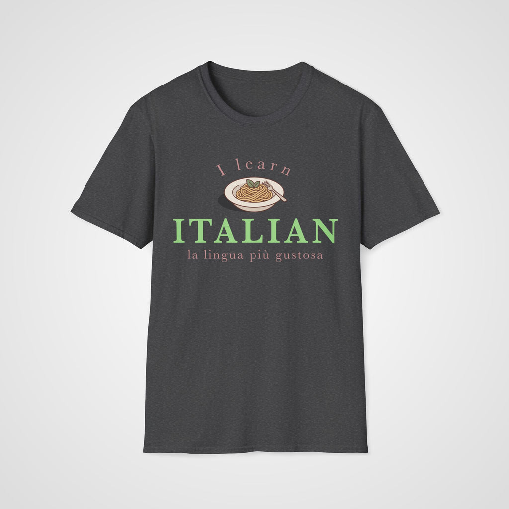 Italian Tasty Language T-Shirt in Dark Heather