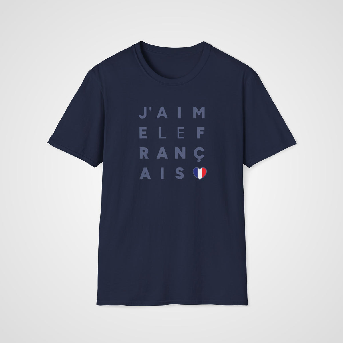 J'aime le Français T-Shirt in Navy