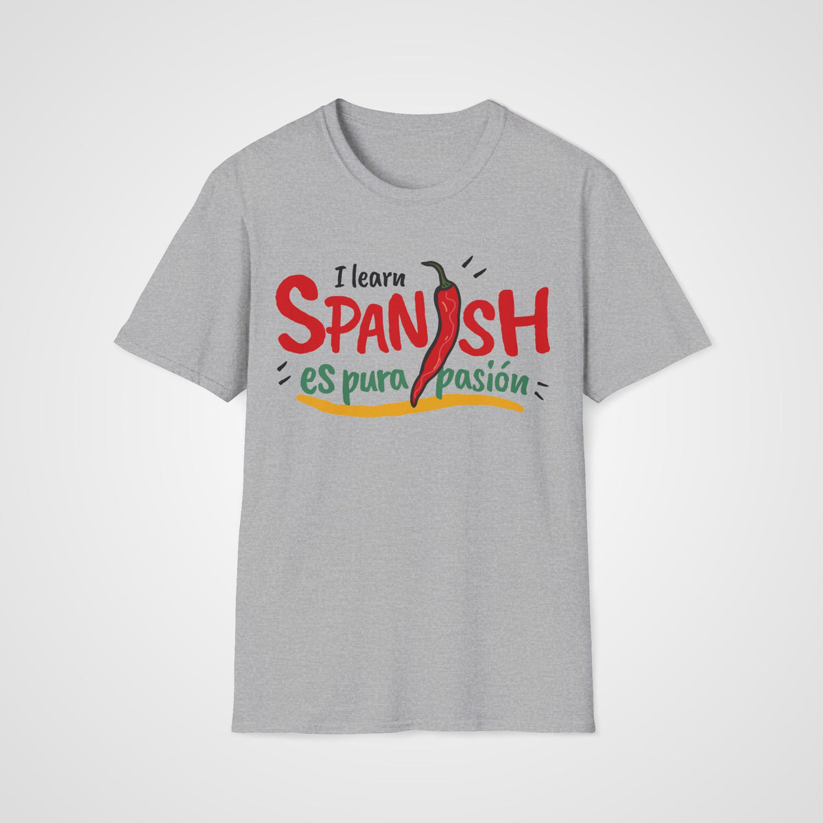 Spanish Pura Pasión T-Shirt in Sport Gray