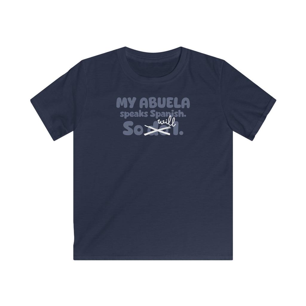 Abuela Legacy Kids T-Shirt in Navy