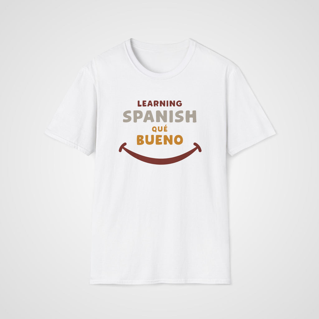 Qué Bueno Spanish T-Shirt in White