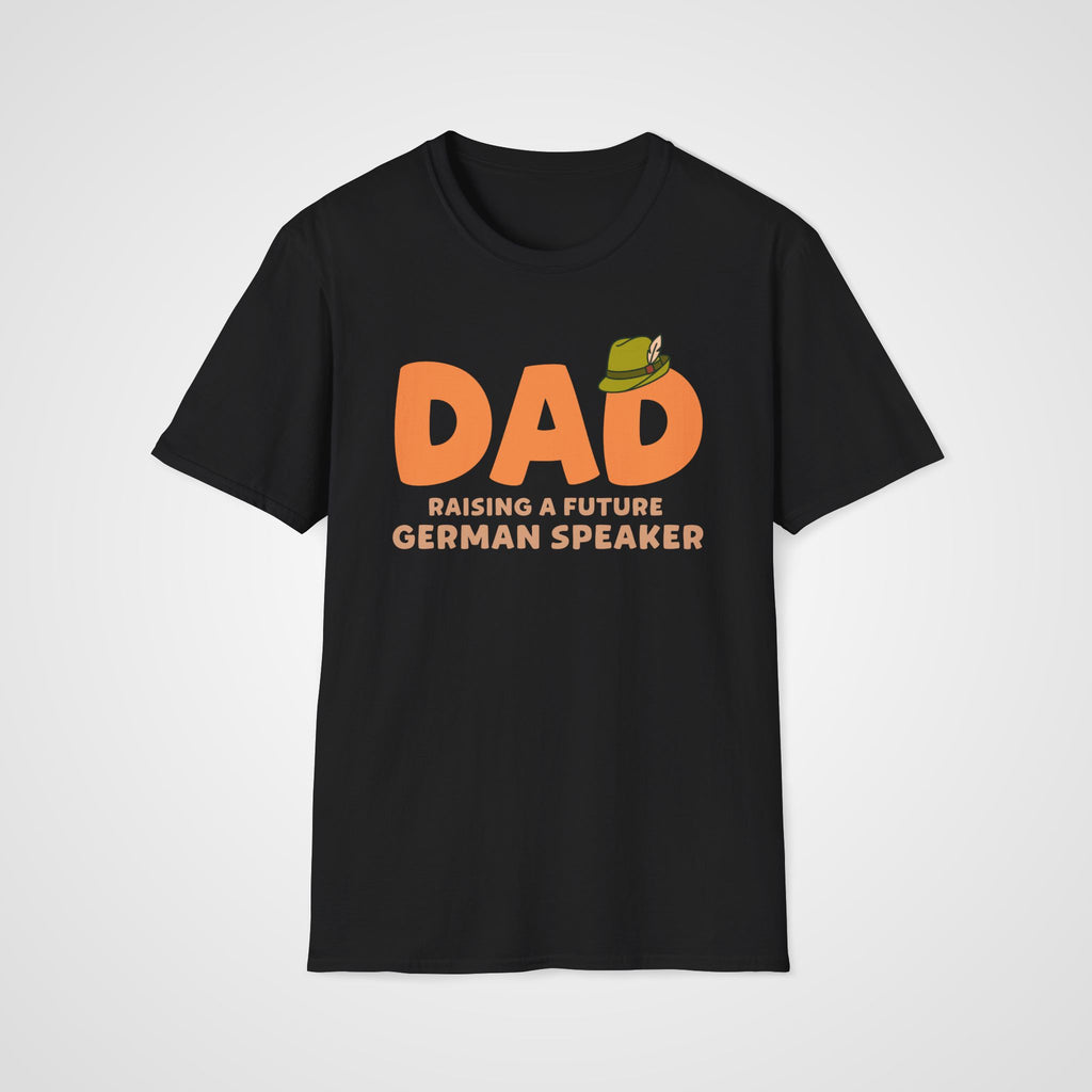 German Learner Dad T-Shirt in Black