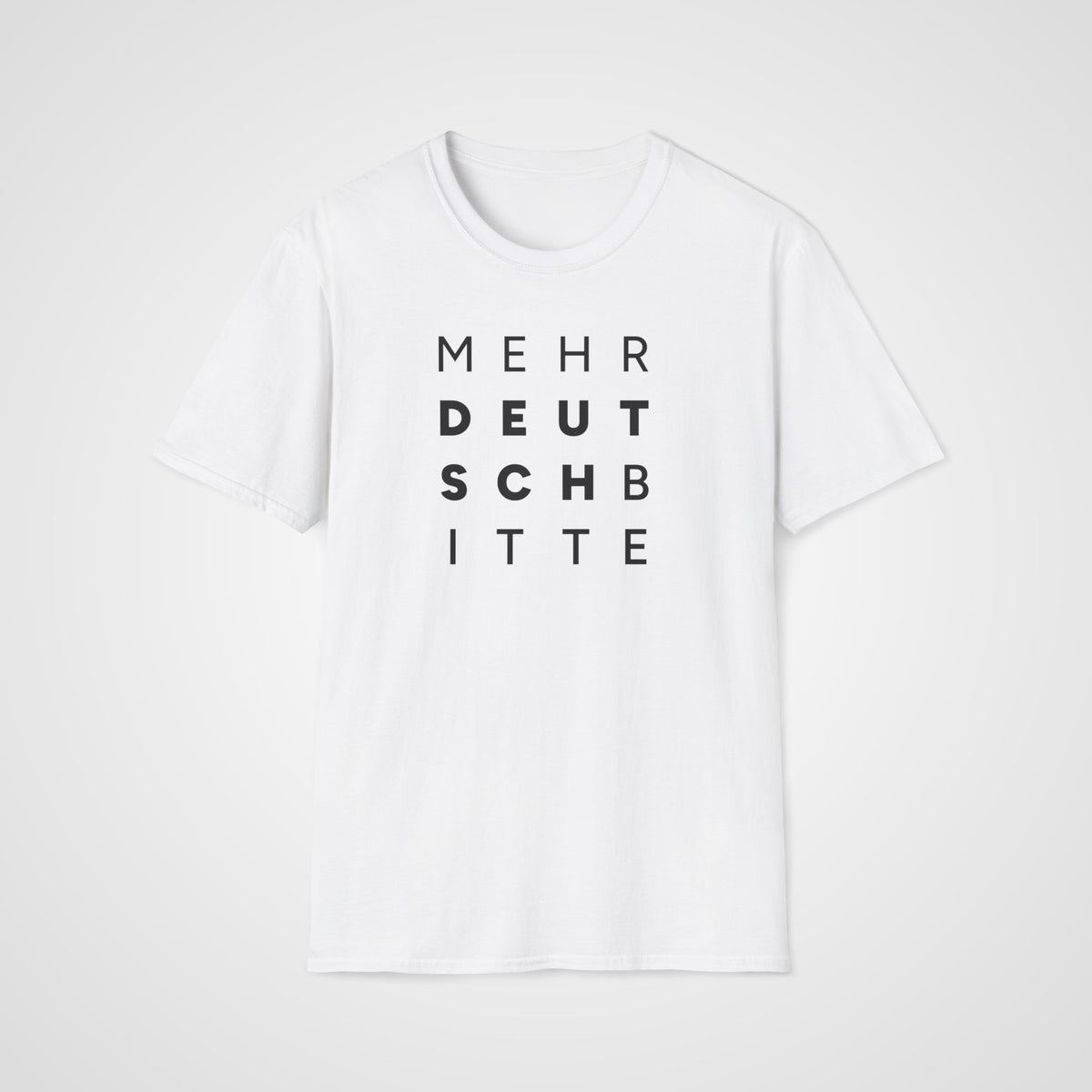 Mehr Deutsch Bitte T-Shirt in White
