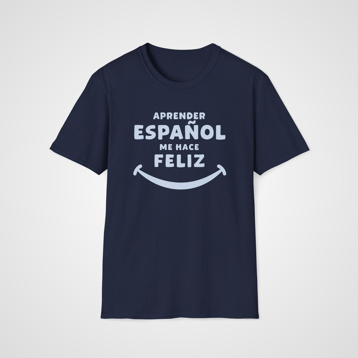Español me Hace Feliz T-Shirt in Navy