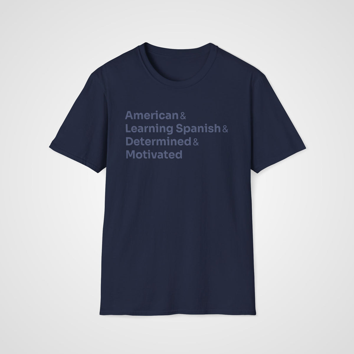 Spanish Learner T-Shirt in Navy