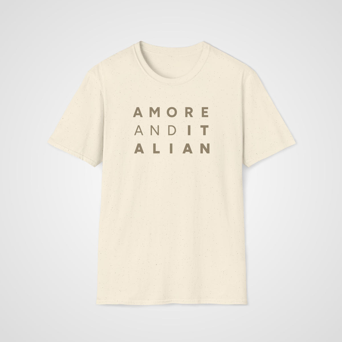 Amore & Italian T-Shirt in Natural