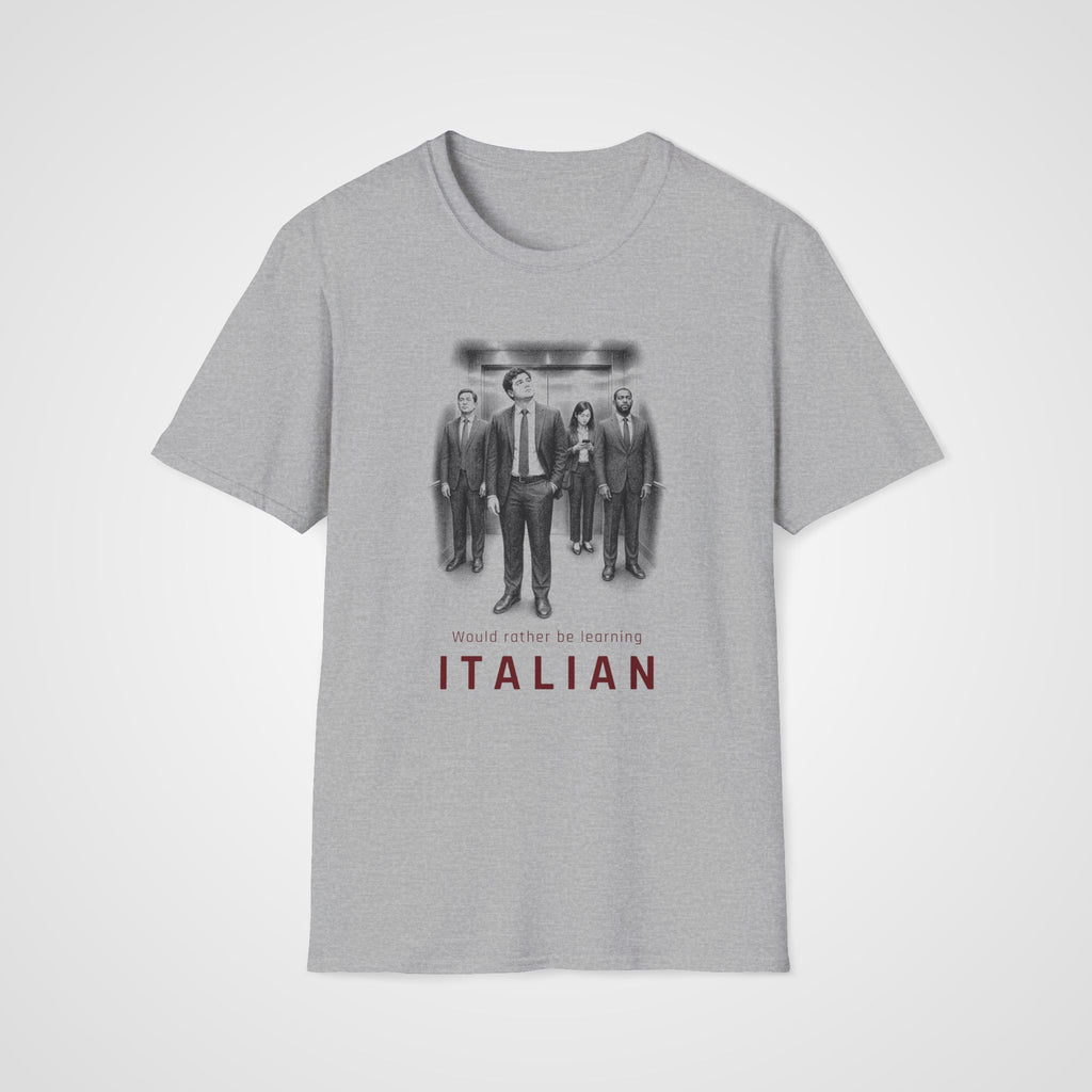 Italian Instead T-Shirt in Sport Gray