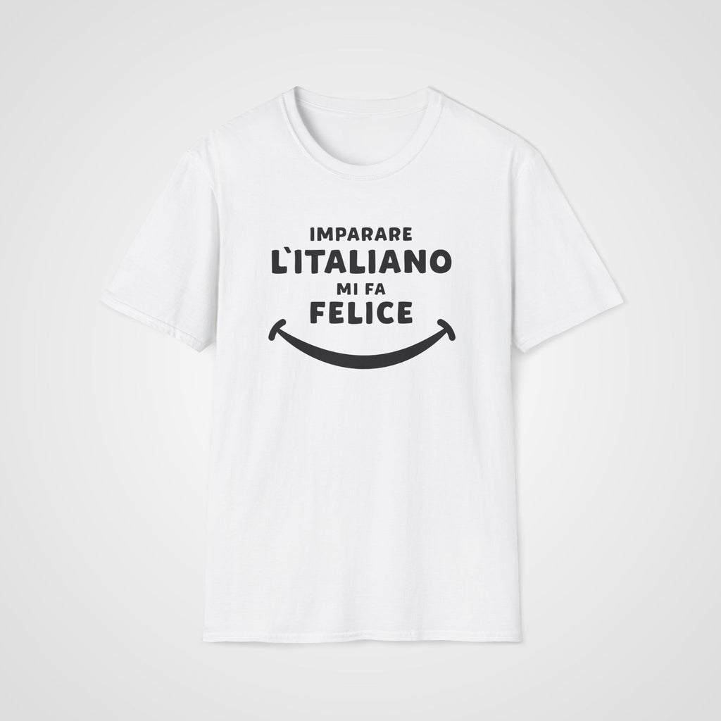Mi Fa Felice Italian T-Shirt in White