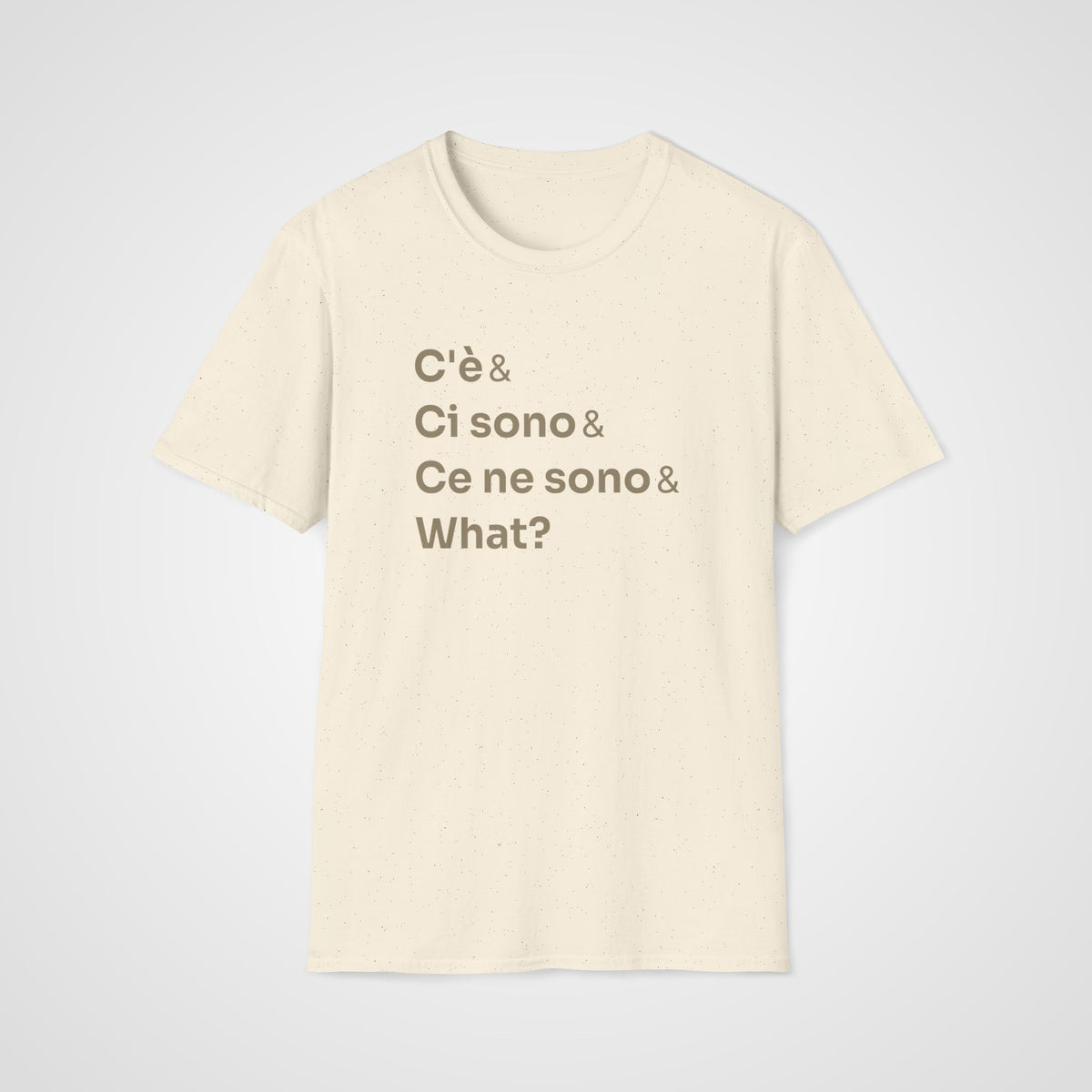 C'è Ci Sono Italian T-Shirt in Natural