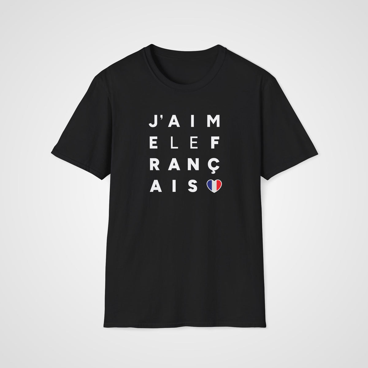 J'aime le Français T-Shirt in Black