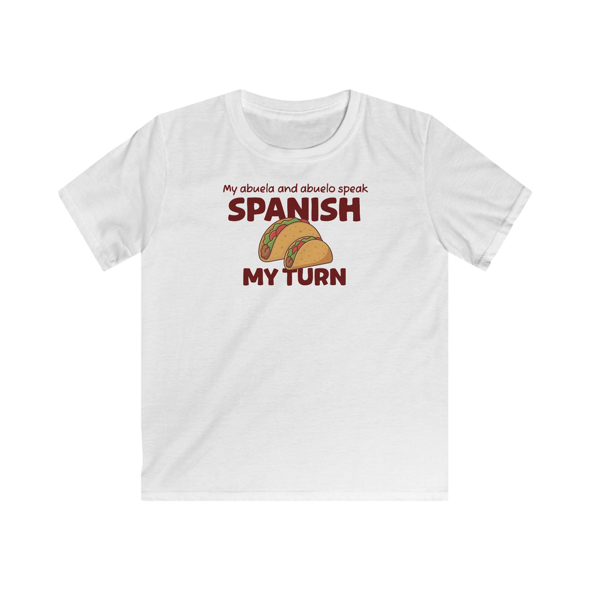 Abuela & Abuelo Kids T-Shirt in White