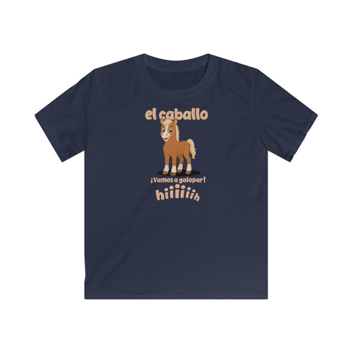 El Caballo Kids T-Shirt in Navy
