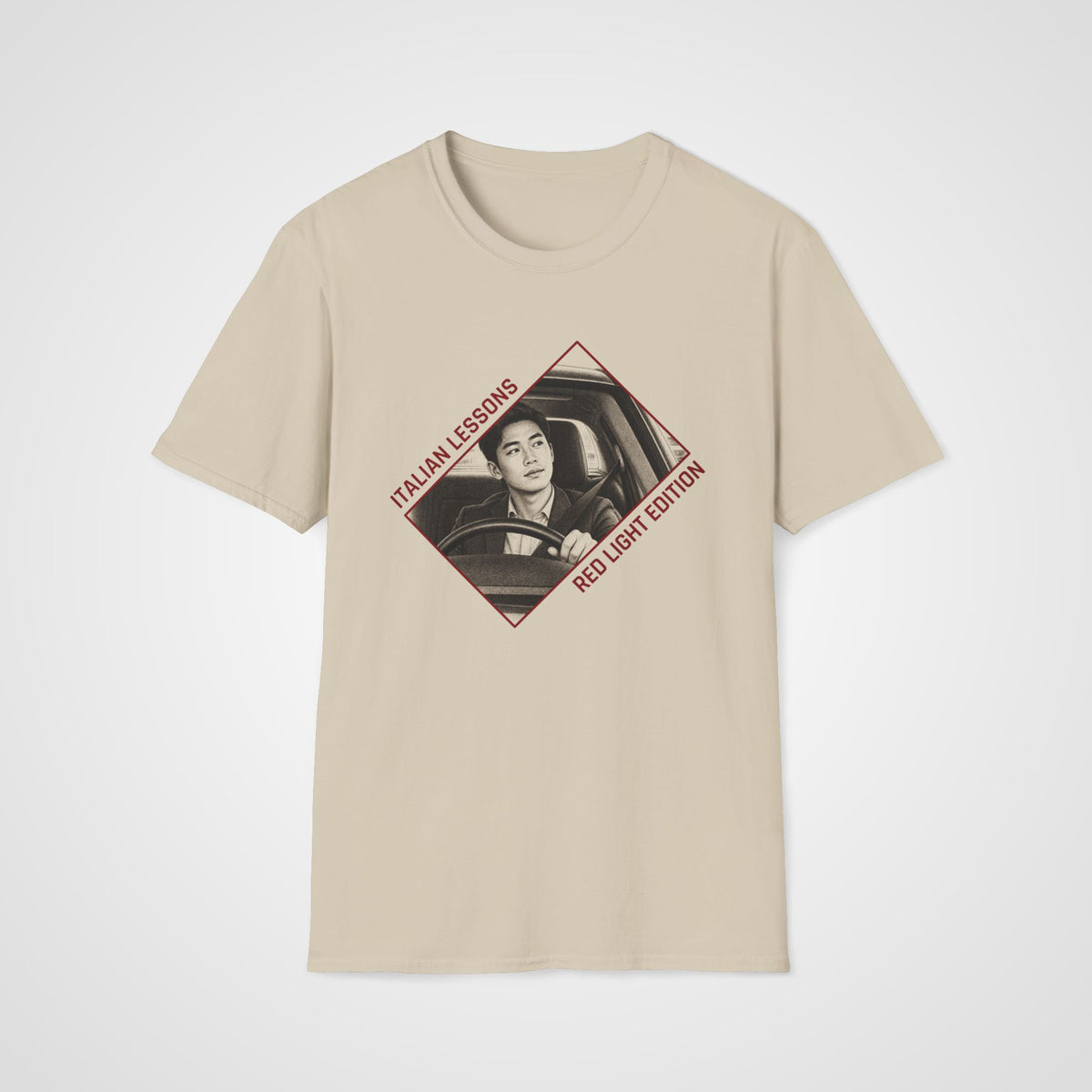 Red Light Italian T-Shirt in Sand