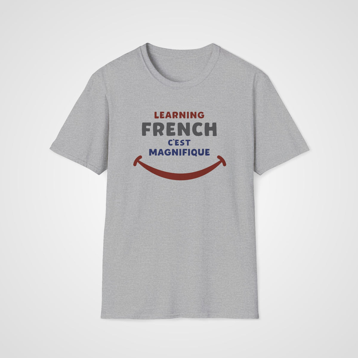 Magnifique French T-Shirt in Sport Gray